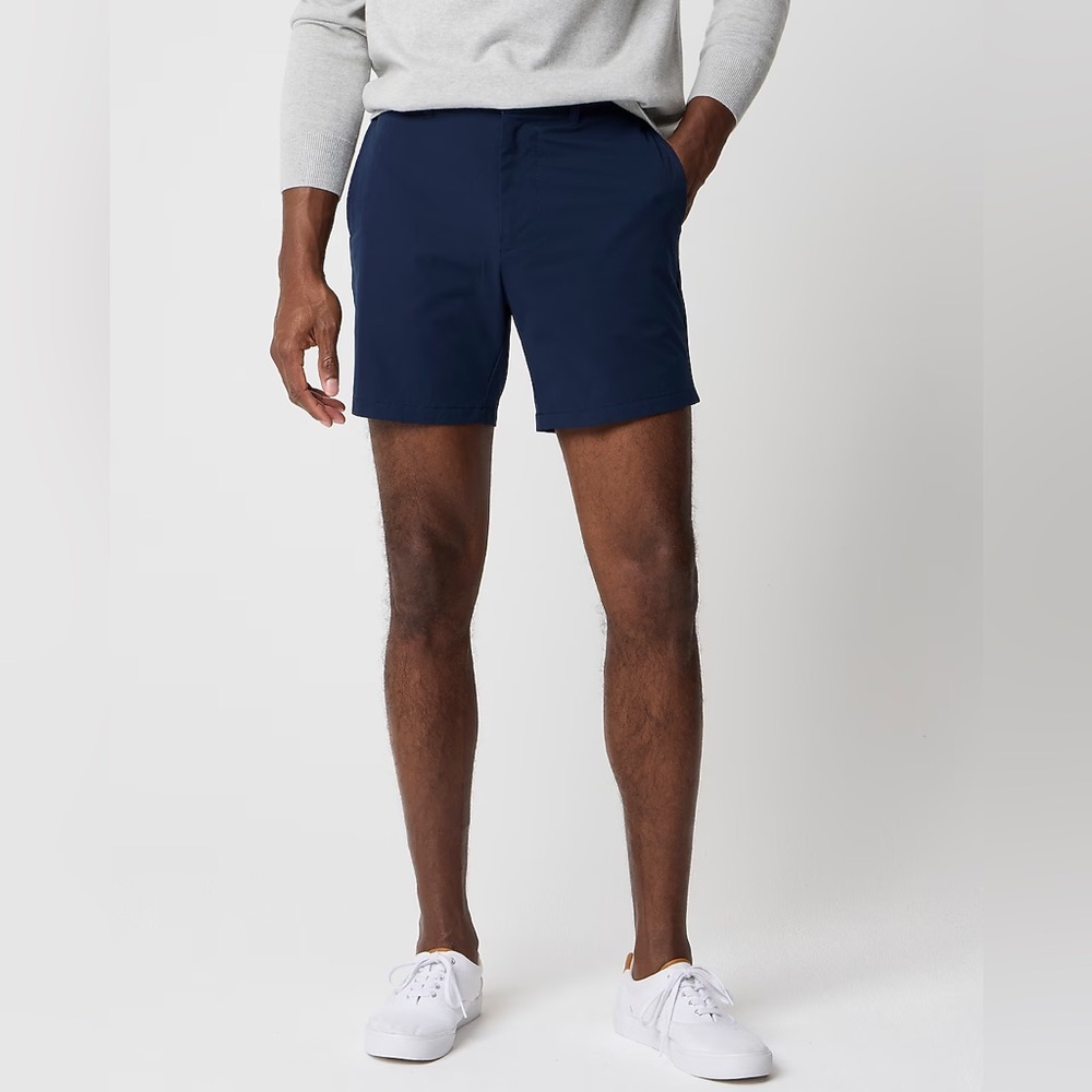 J. Crew Factory 7" Tech Short Size 31 Navy Blue